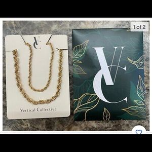 Vertical Collection Vera Braided Necklace Set